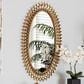 Baxton Studio Rogier Metal Accent Wall Mirror in Antique Gold Leaf, , large