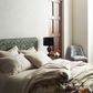 Rifle Paper Co Crafted by Cloth and Company Elly Twin Headboard in Bramble Emerald, , large