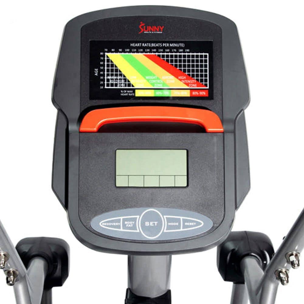 Sunny Health &amp; Fitness Performance Elite Magnetic Recumbent Elliptical Cross Trainer in Gray, , large