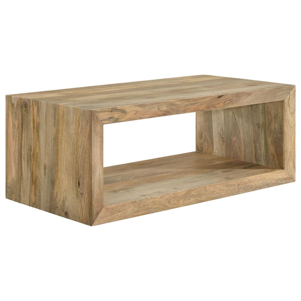 Coaster Benton Rectangular Coffee Table in Natural, , large