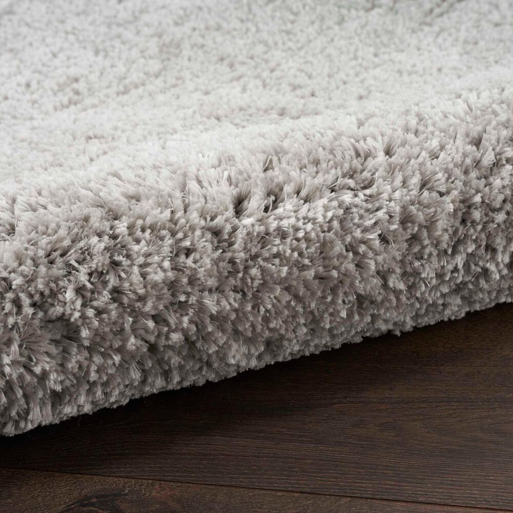 Nourison Dreamy Shag 9&#39; x 12&#39; Silver Area Rug, , large