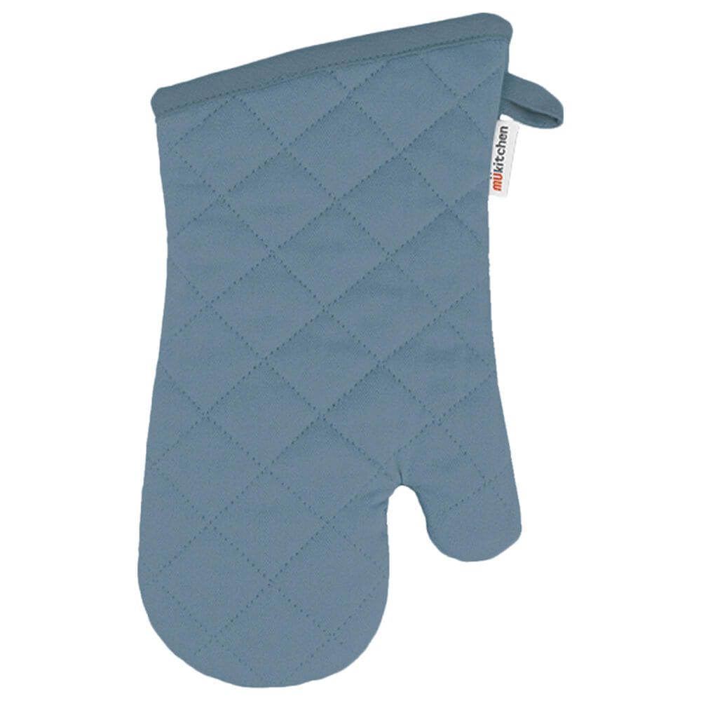Mukitchen Quilted Cotton Mitt in Tide, , large