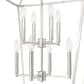 Hunter Laurel Ridge 8-Light Pendant Lantern in Brushed Nickel, , large