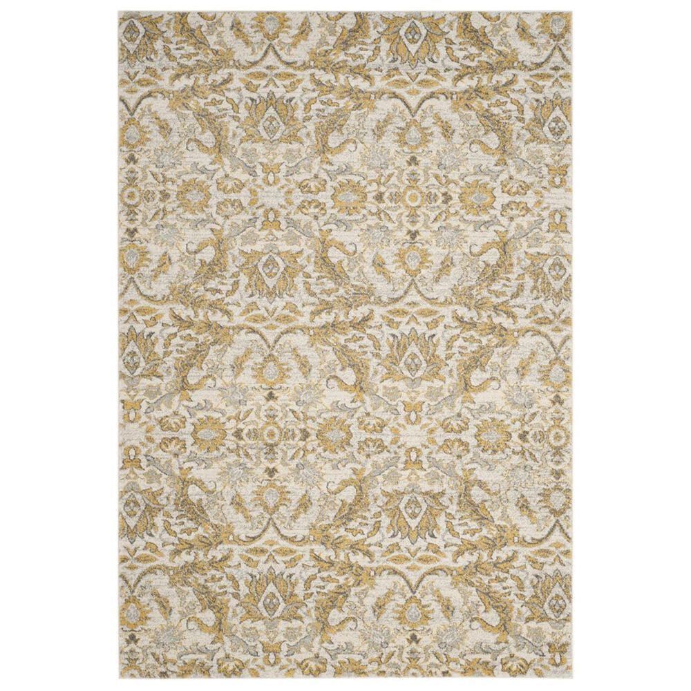 Safavieh Evoke EVK238S-5 5&#39;1&quot; x 7&#39;6&quot; Ivory/Gold Area Rug, , large