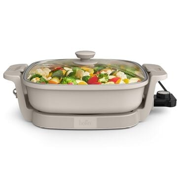 Bella 12" Make and Take Electric Skillet in Oatmilk, , large