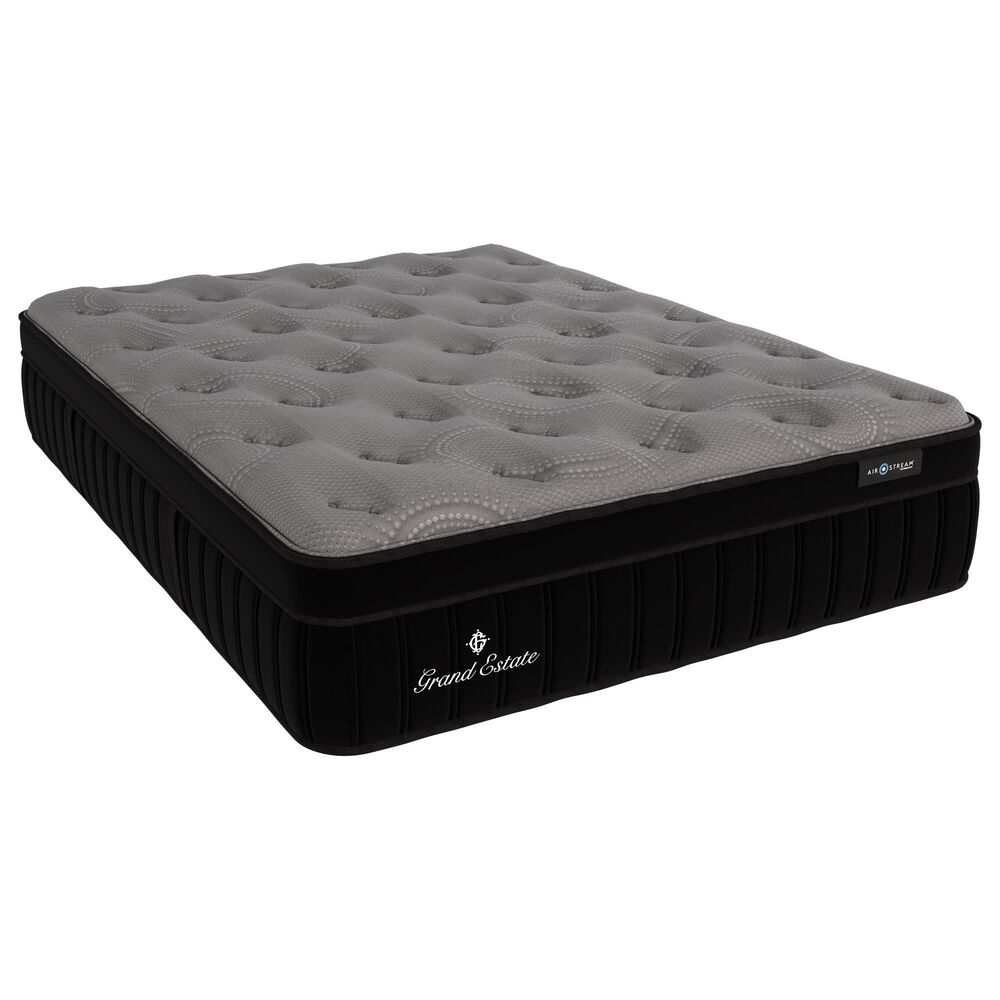 Grand Estate 750 Euro Top Medium Twin Mattress with Low Profile Box Spring, , large