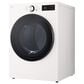 LG 7.4 Cu. Ft. Smart Front Load Electric Dryer with AI Sensor Dry in Alphine White, , large