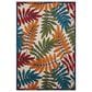 Nourison Aloha Floral 6" x 9" Multicolor Indoor/Outdoor Area Rug, , large