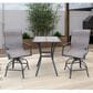 Global Note Collections Balfour 3-Piece Steel Balcony set in Gray and Black, , large
