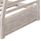 Furniture of America Mccullough Twin over Full Bunk Bed in Brushed White, , large