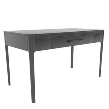 Linden Boulevard Flat Top Desk in Black, , large