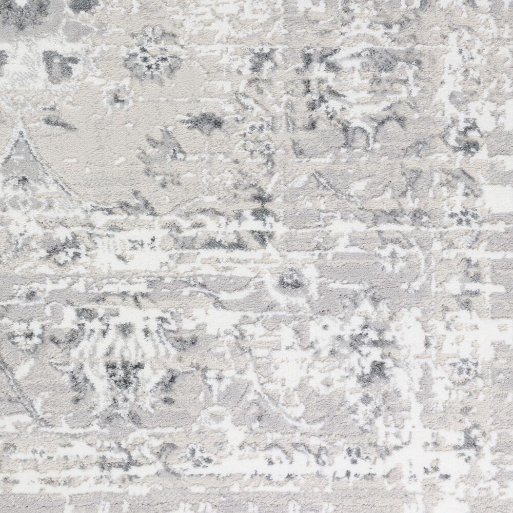 Dalyn Rug Company Rhodes Oriental 5&#39;1&quot; x 7&#39;5&quot; Silver Area Rug, , large