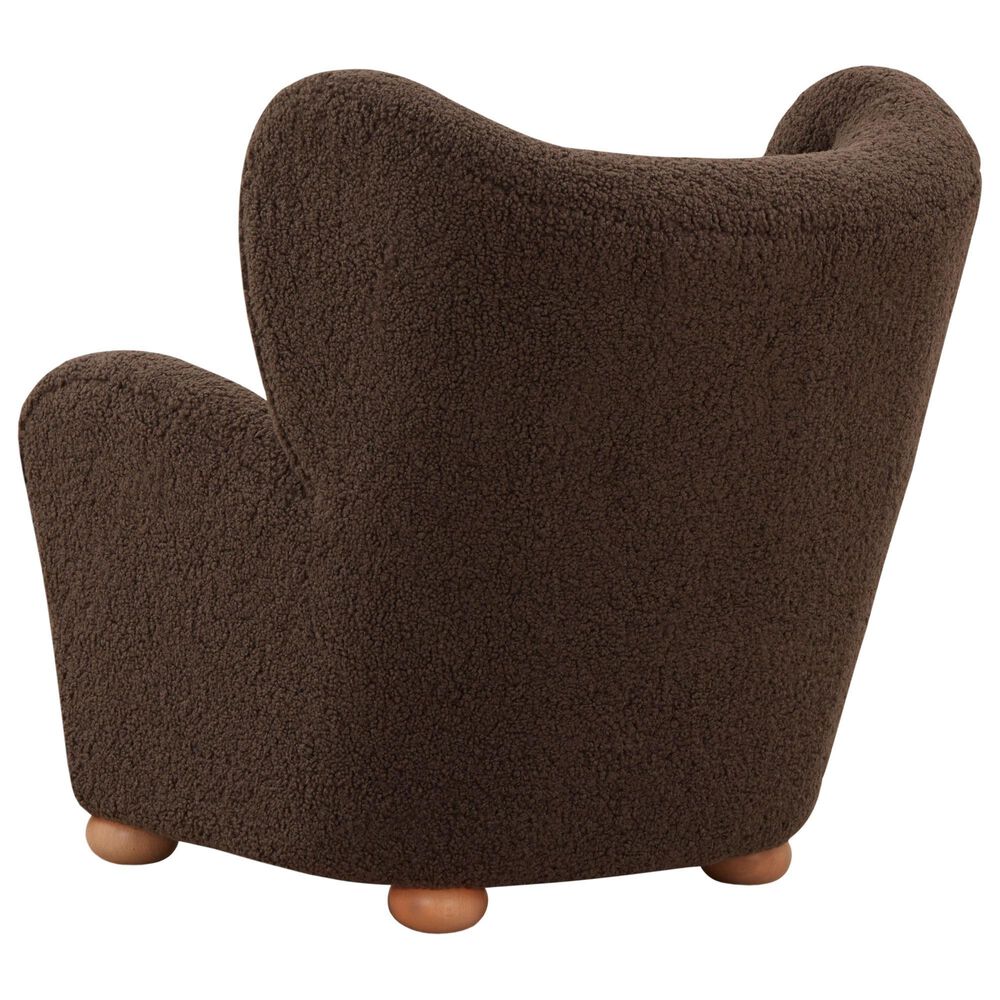 Safavieh Galloway Accent Chair in Dark Brown, , large