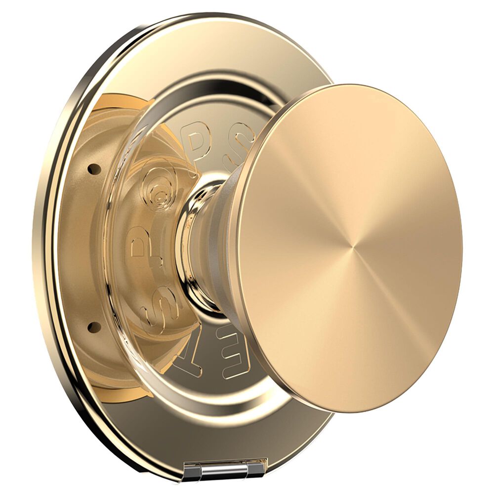 PopSockets MagSafe Circle Kick-Out PopGrip in Aluminum Radial Gold, , large
