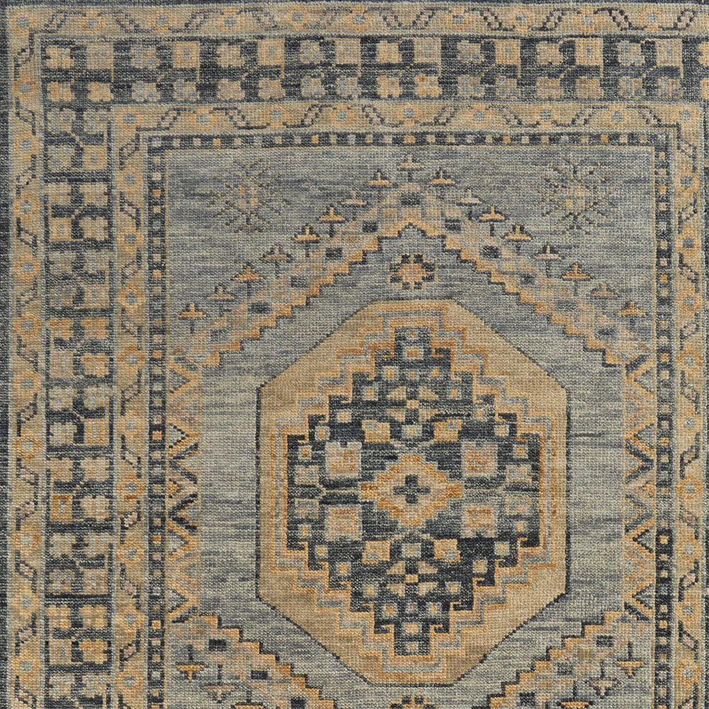 Feizy Fillmore 3&#39; x 5&#39; Blue and Charcoal Area Rug, , large