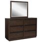 Millenium Dilenno 3-Piece Queen Canopy Bedroom Set in Dark Brown, , large
