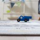 Safavieh Kids Playhouse KPH232M 5" Square Blue and Dark Grey Rug, , large