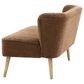 Signature Design by Ashley Collbury Stationary Accent Settee in Cognac Brown, , large