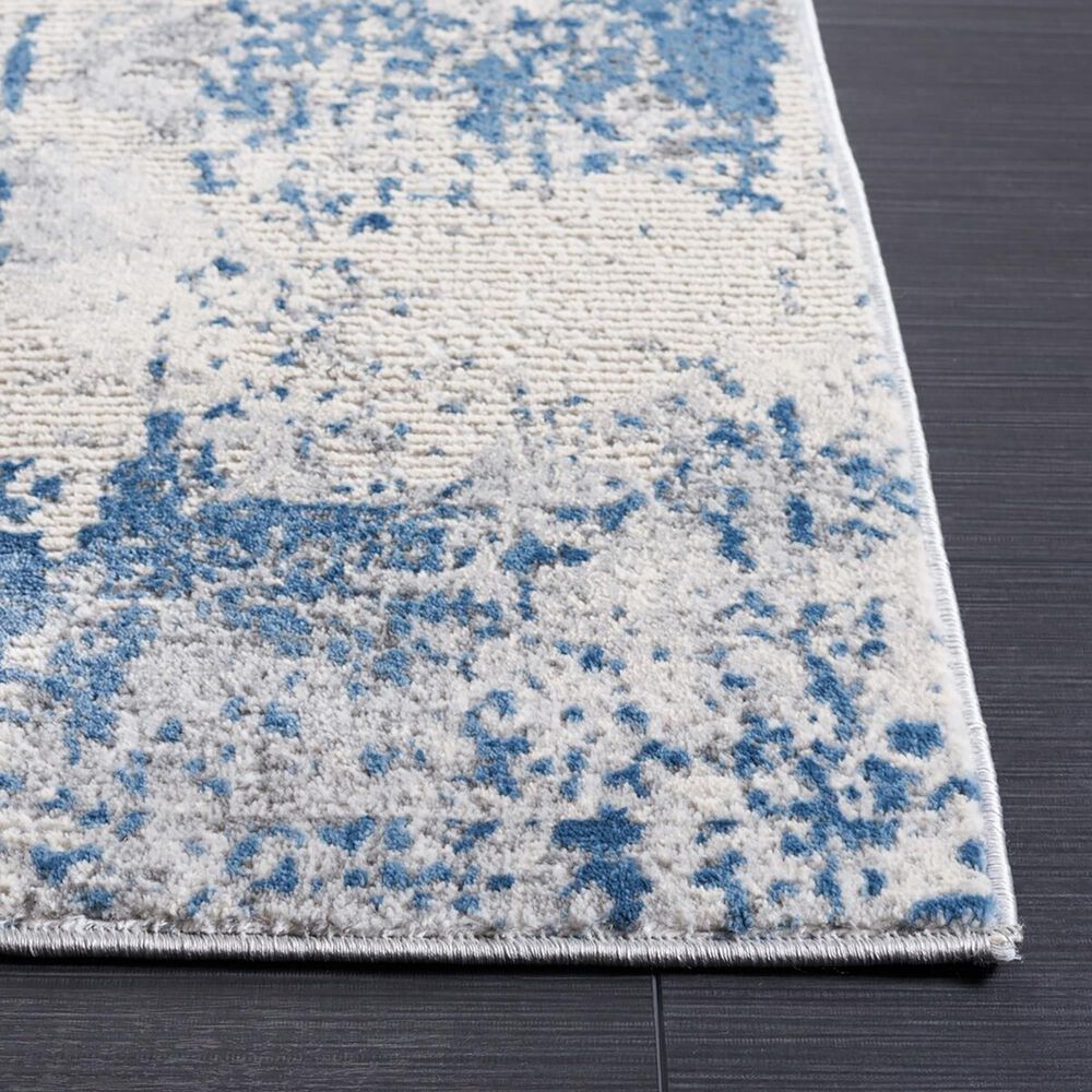 Safavieh Invista INV481 2&#39; x 8&#39; Grey and Blue Runner, , large