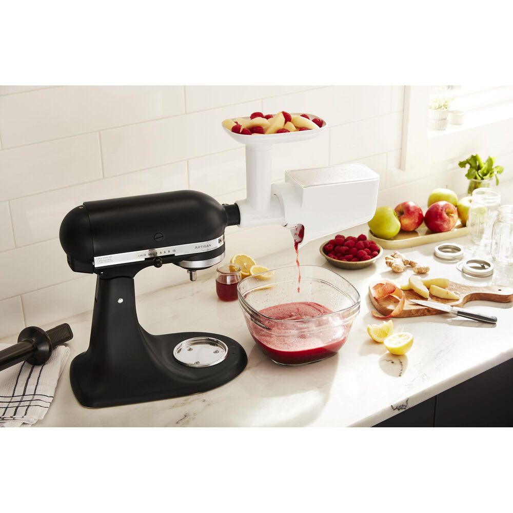KitchenAid Fruit and Vegetable Strainer in White Nebraska Furniture Mart