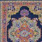Amerr Boho 2" x 3" Navy and Pink Area Rug, , large