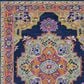 Amerr Boho 2" x 3" Navy and Pink Area Rug, , large