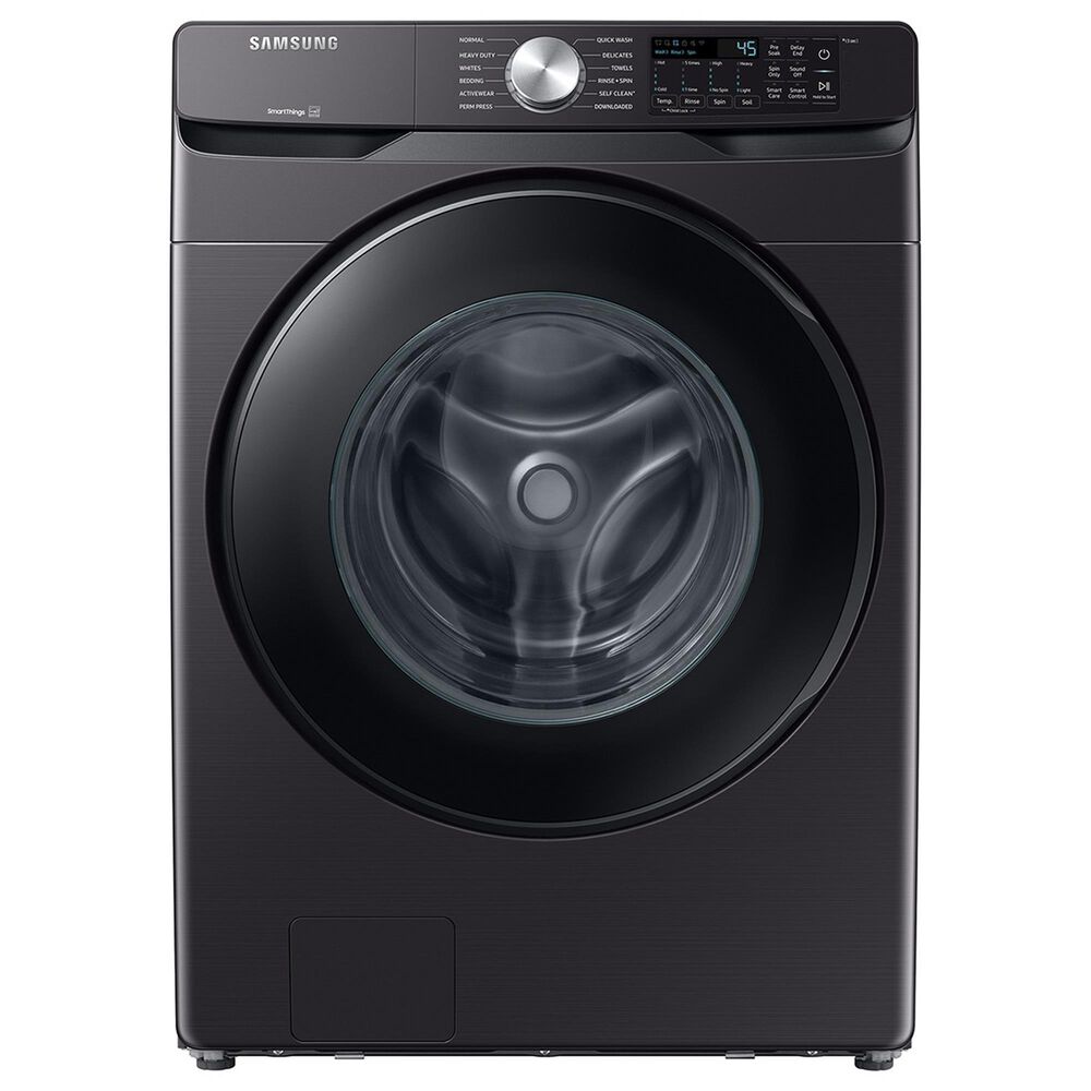 Samsung 5.1 Cu. Ft. Front Load Washer with Vibration Reduction Technology in Brushed Black, , large