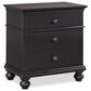 Riva Ridge Oxford 2-Drawer Nightstand in Black, , large