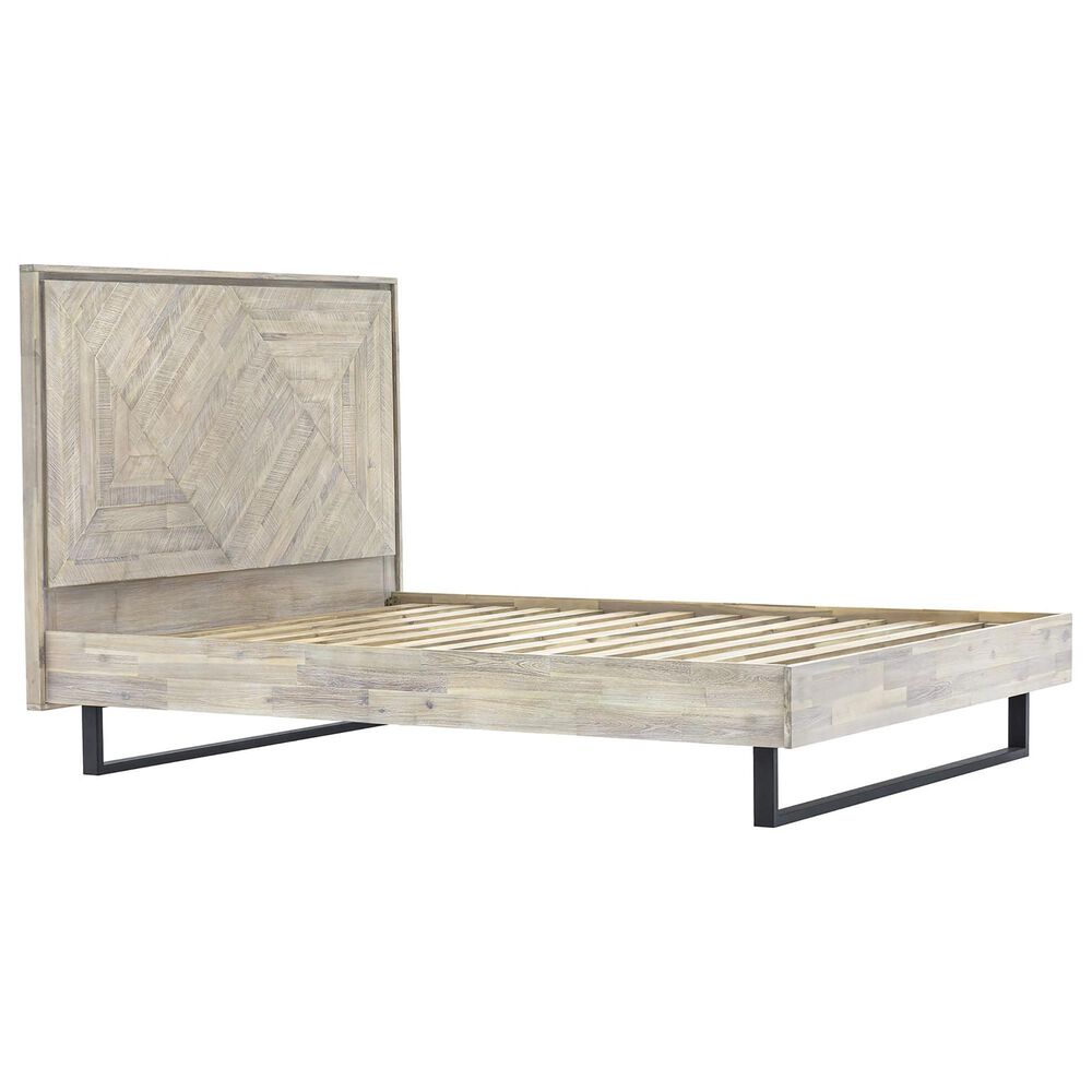 Blue River Peridot King Platform Bed in Natural Acacia, , large