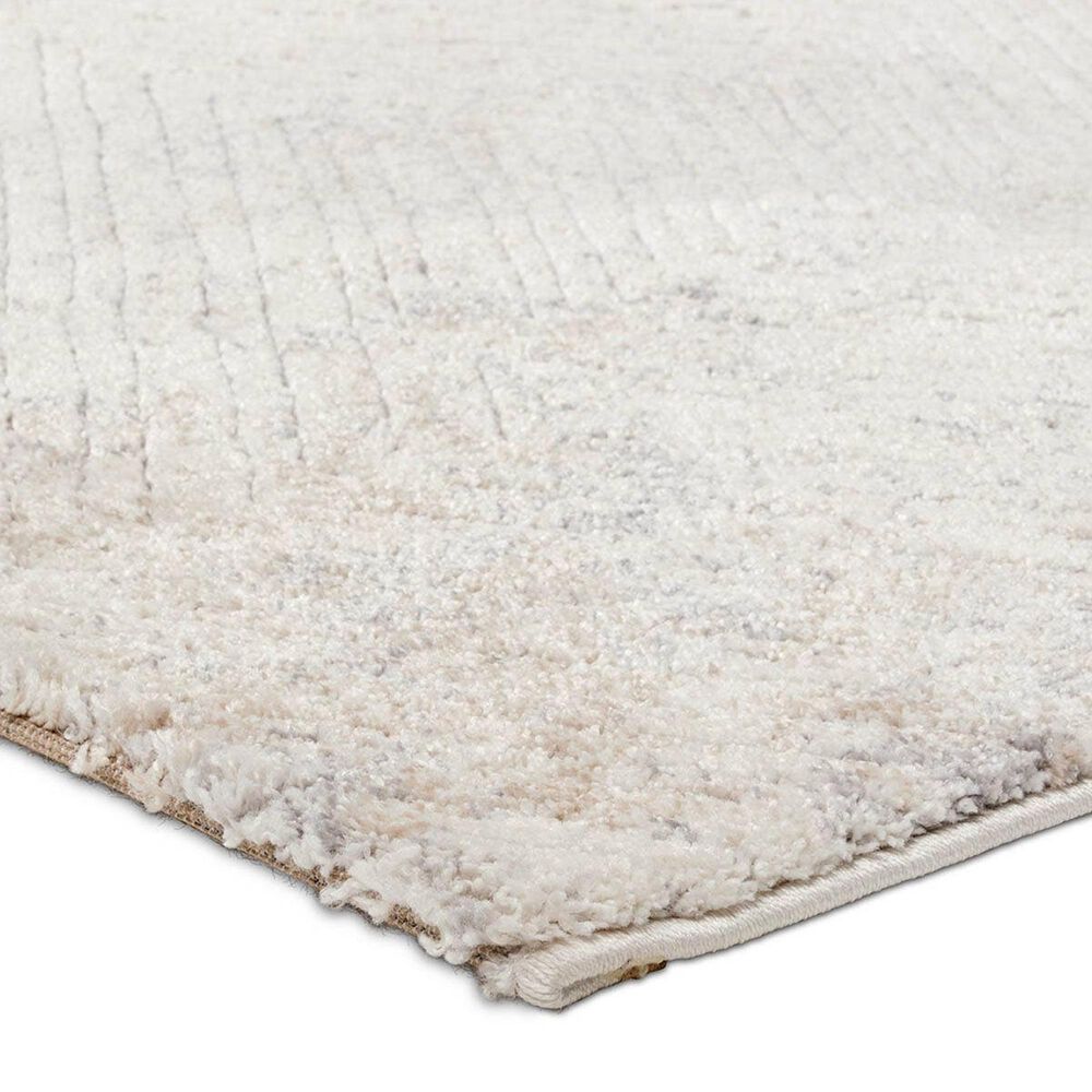 Jaipur Ferris Natrix White 5' x 7'6" Area Rug, , large