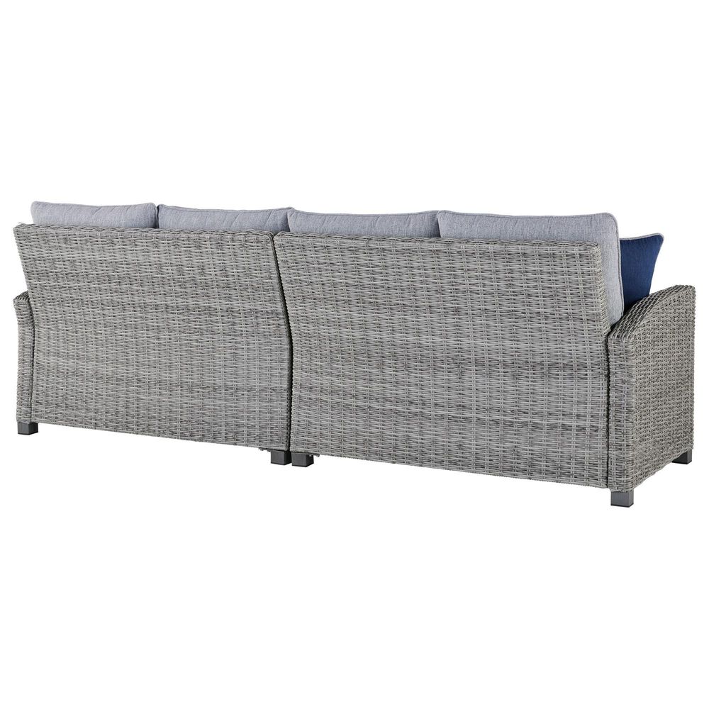Ashley Naples Beach 4-Piece Outdoor Sectional in Gray, , large