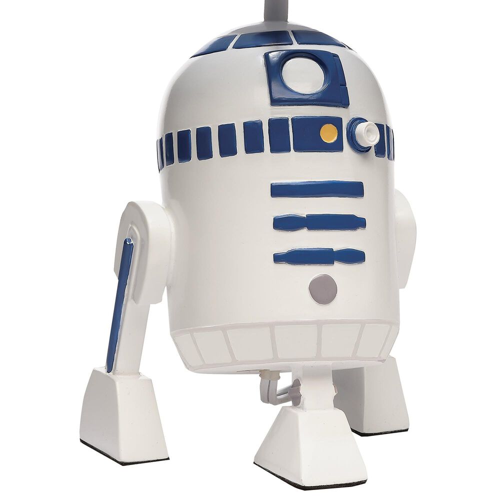 Lambs and Ivy Star Wars Classic R2-D2 Table Lamp in White, Blue and Gray, , large