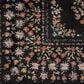 Rifle Paper Co Laurel Eleanor 2"8" x 4" Black Area Rug, , large