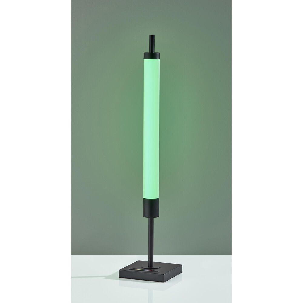 Adesso Collin LED Color Changing Table Lamp in Black, , large