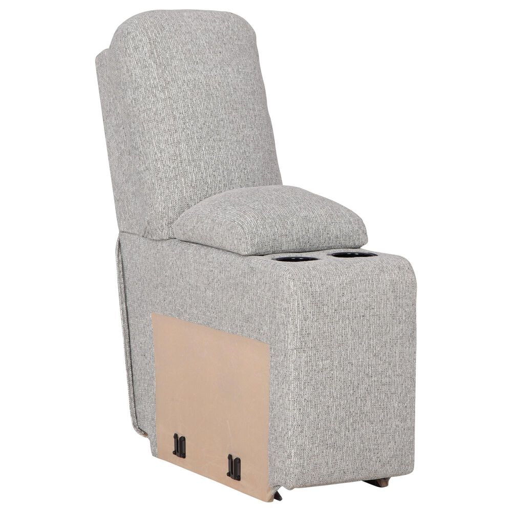 Ashley Acklen Place 5-Piece Power Reversible Reclining Sectional with Console in Pewter, , large