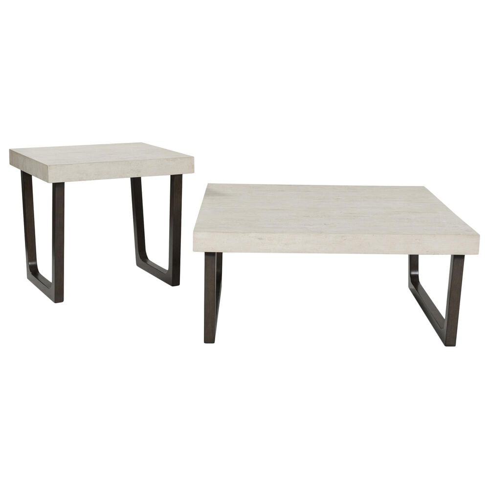 Ashley Westenfort 2-Piece Occasional Table Set in Espresso and Gray, , large