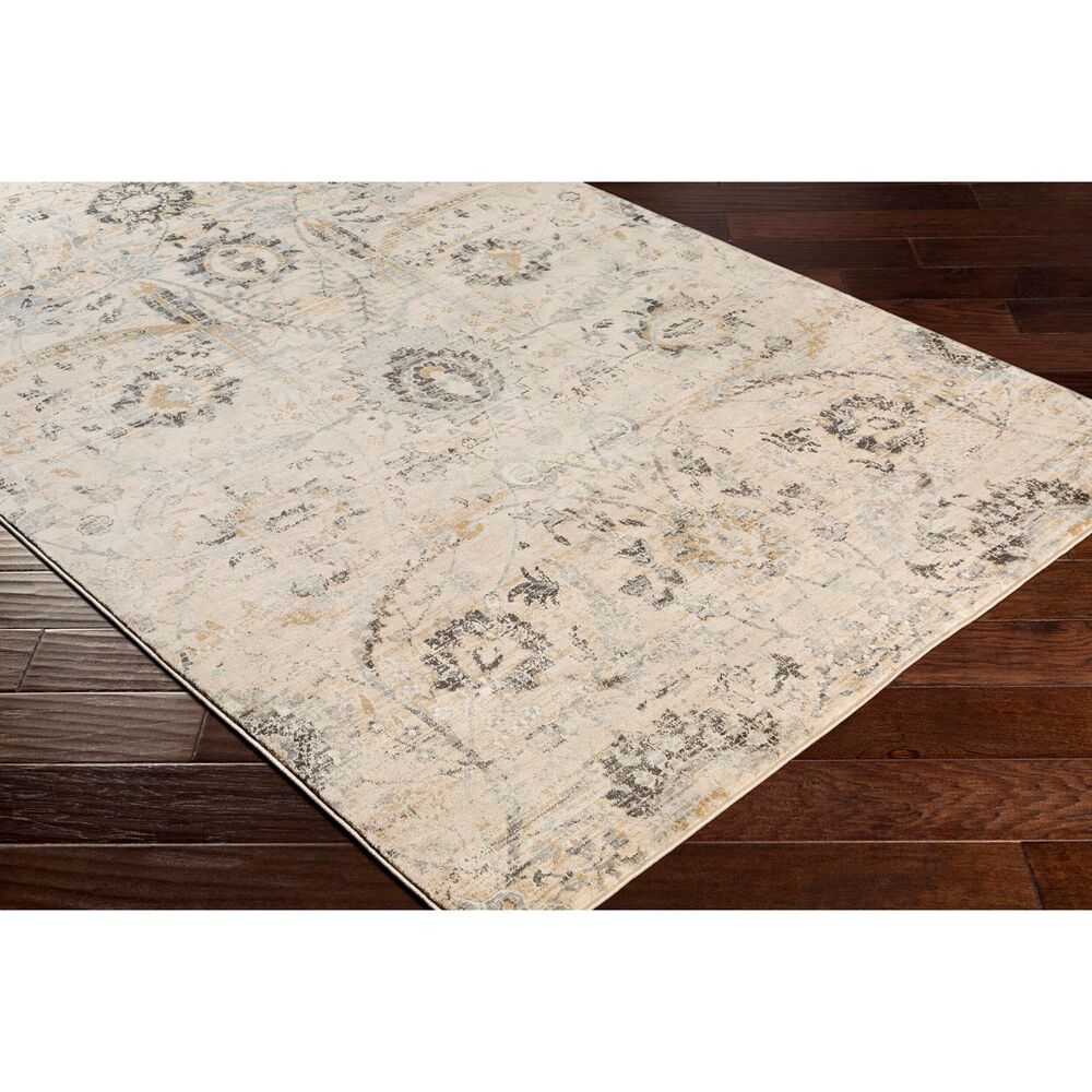 Surya Indigo 8&#39;7&quot; x 12&#39;4&quot; Charcoal, Beige, Black, Gray, Mustard and Off-White Area Rug, , large
