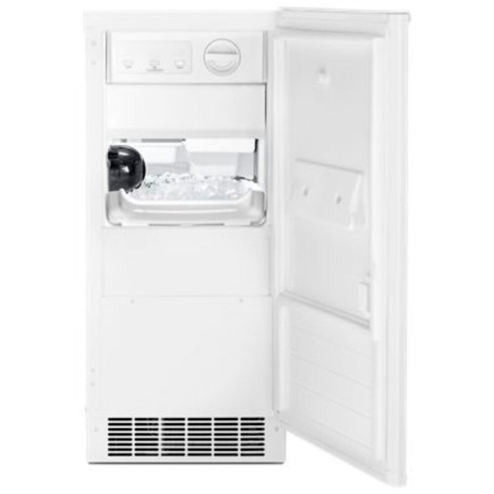 Whirlpool 15&quot; Icemaker with Clear Ice Technology in White, , large