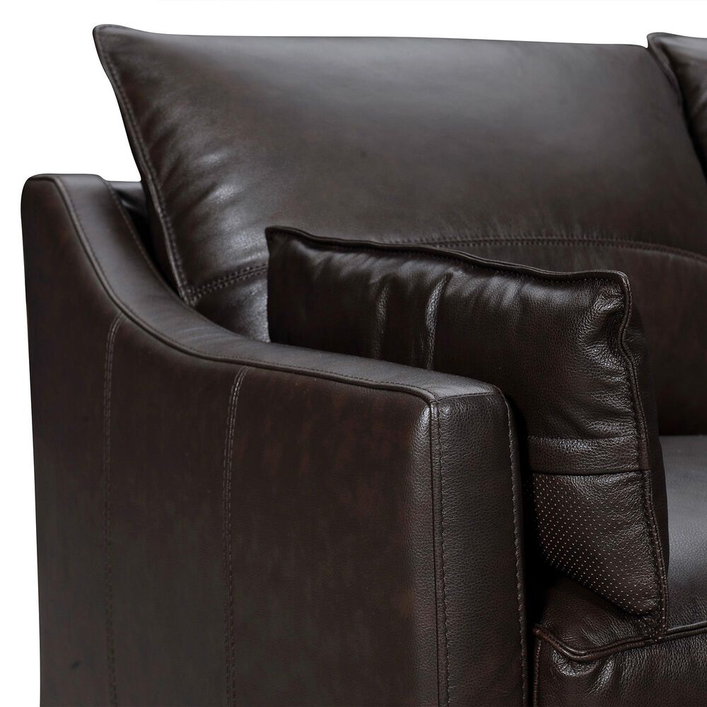 Blue River Pompeii Stationary Sofa in Dark Brown, , large