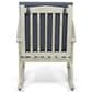 Hearth and Haven Casa Outdoor Rocking Chair with Cushion in Grey, , large