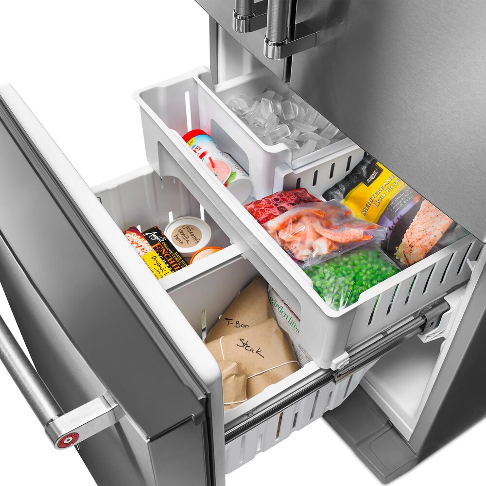 KitchenAid 19.68 Cu. Ft. French Door Refrigerator in Stainless Steel, , large