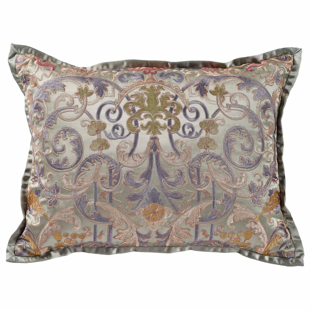 Ann Gish Venezia 12" x 16" Throw Pillow in Sage, , large