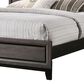 Crown Mark Akerson King Panel Bed in Grey, , large
