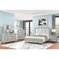 New Heritage Design Fiona 4-Piece Queen Bedroom Set in Mist Gray, , large