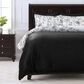 Grove 5-Piece King Duvet Cover Set in Black and White, , large