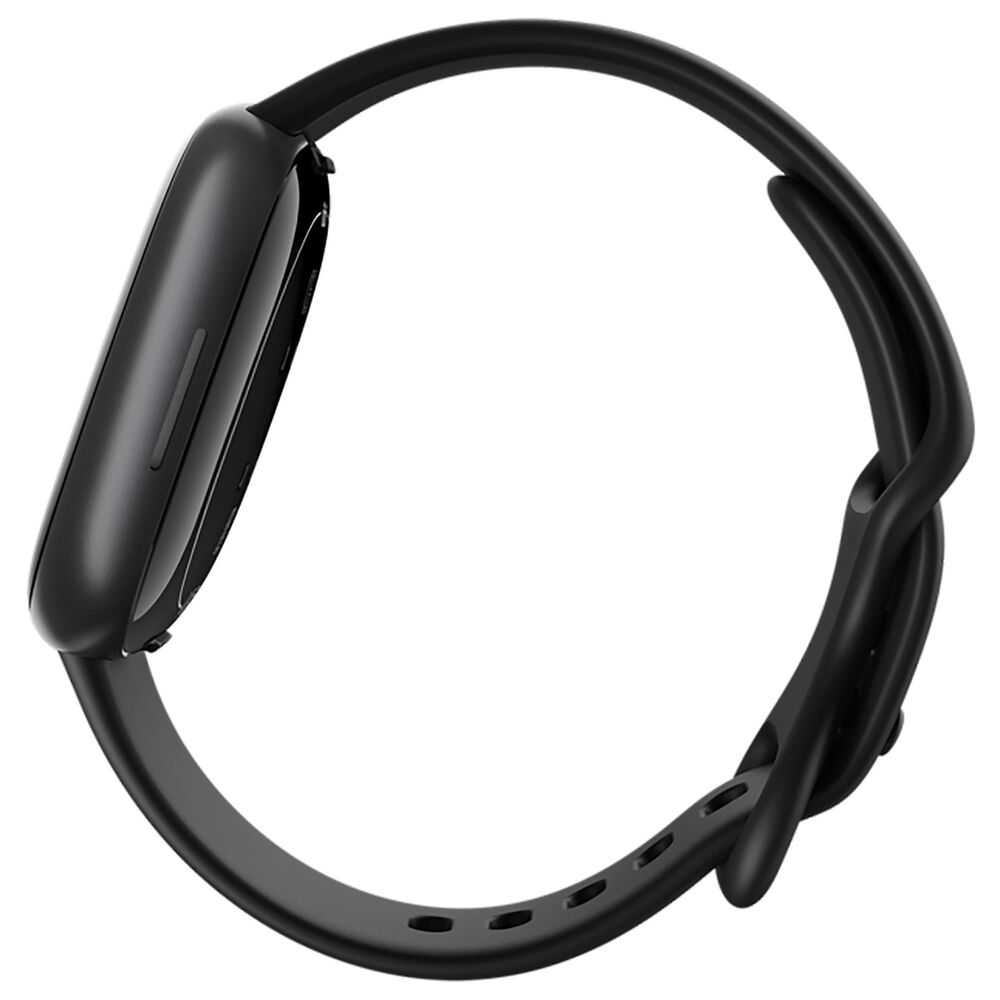 Fitbit Versa 4 Smartwatch Graphite Aluminum with Black Band, , large