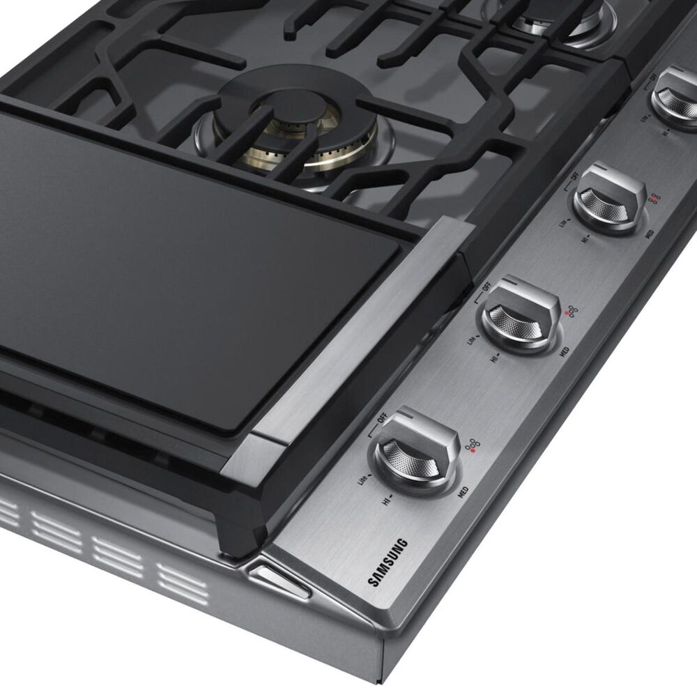 Samsung 36" Gas Cooktop with WiFi Connectivity in Stainless Steel