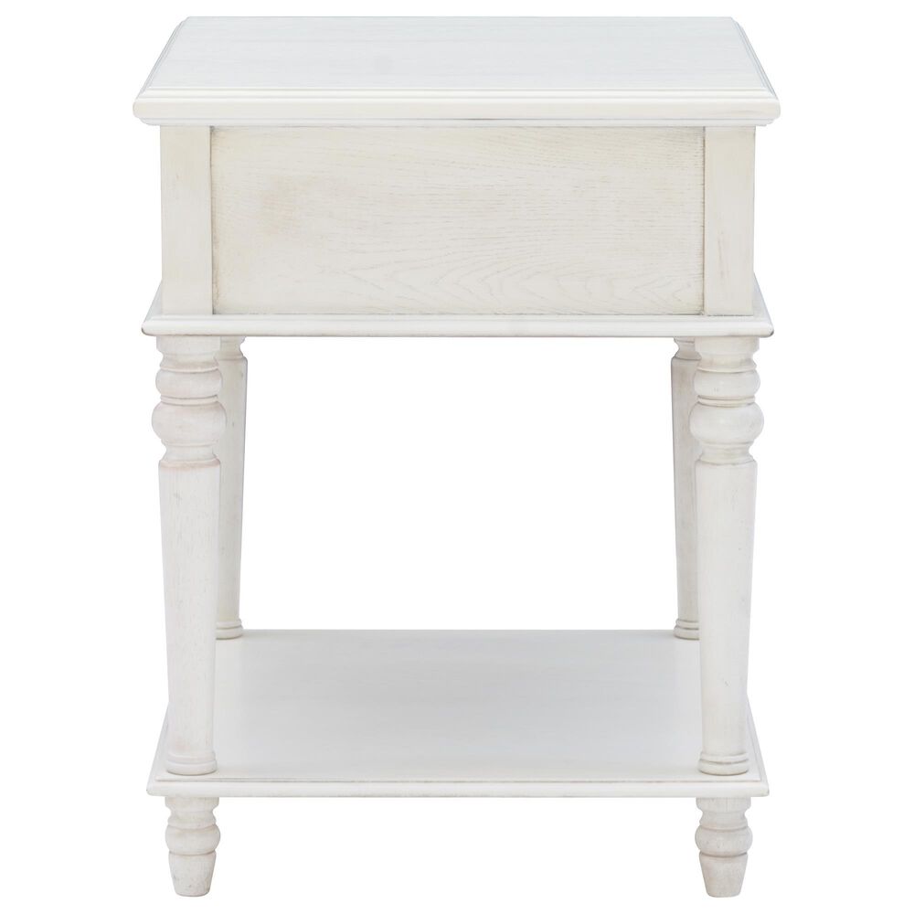 Linon Home Decor Mcghie Side Table in White, , large