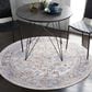 Safavieh Jasmine JSM343A 5"3" Round Ivory and Blue Area Rug, , large
