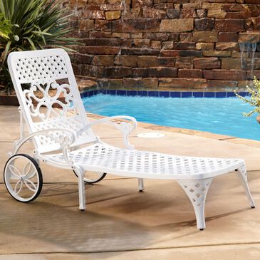 Homestyles Sanibel Chaise Lounge without Cushions in White, , large